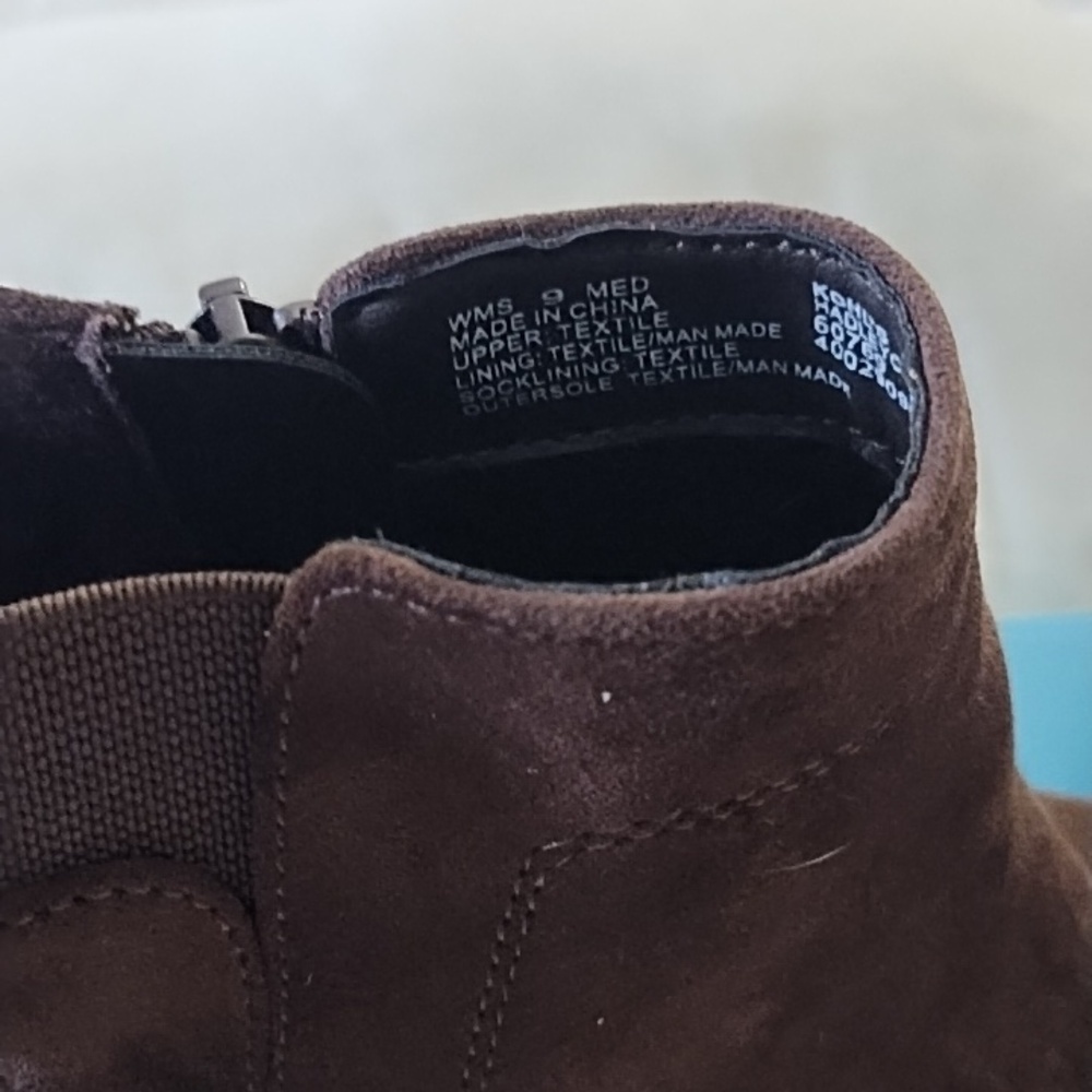 Women’s Brown Suede Chelsea Ankle Boots - Comfortable Everyday Style - Picture 3 of 4
